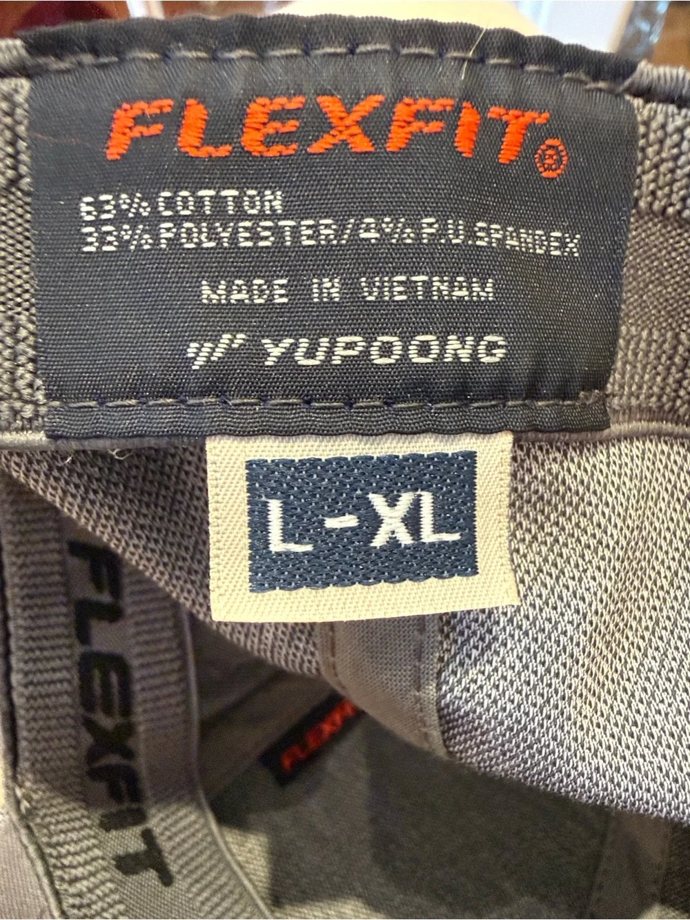 Travis Mathew Gray Flexfit Cap with Black Hex Patch